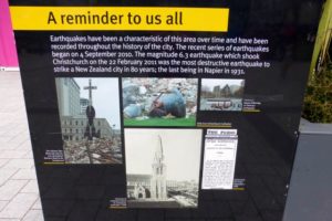 Zerstörte Erinnerungen in Christchurch